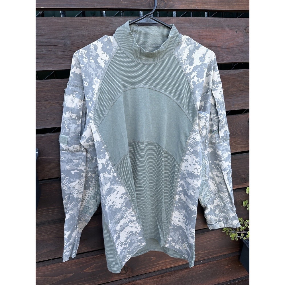 US Army Men's Medium ACS Combat Long‎ Sleeve Shirt MASSIF Mountain Gear Clean